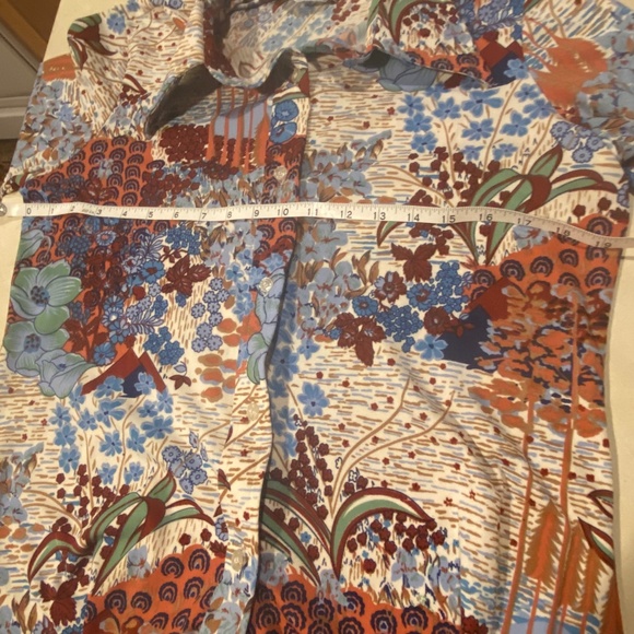 Retro Button Down, Large Collar, Vintage Look By Ship n' Shore - 18 - Picture 9 of 14